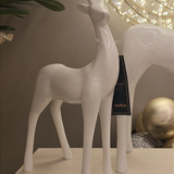 Rena em pé porcelana branca 33cm