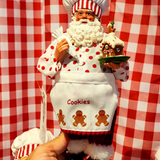 Papai Noel colecionável Confeiteiro 28cm