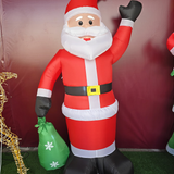 Papai Noel Inflável 2,40cm bivolt uso interno e externo