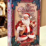 Livro Caixa decorativo Merry Christmas Noel 27cm