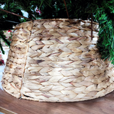 Saia Rígida para Árvore de Natal trançada Natural 60cm