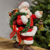 Papai Noel com lanterna 27cm
