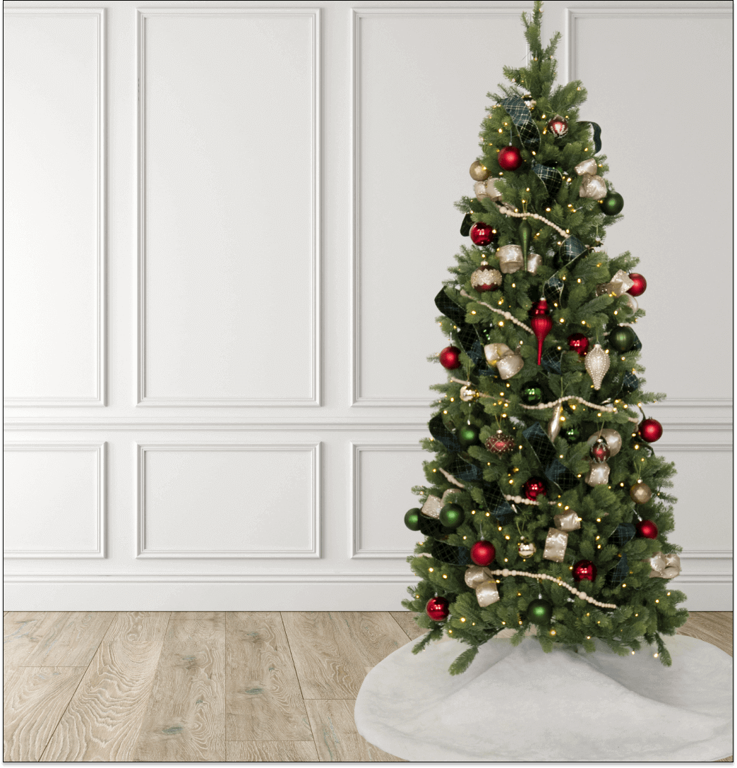 Conjunto de enfeites de vidro com 15 peças de visco (vermelho e verde)