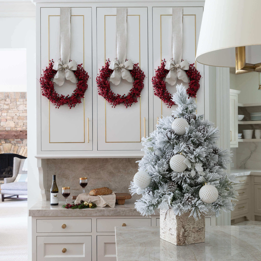 Enfeite de diamante branco (pacote com 4)