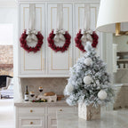 Enfeite de diamante branco (pacote com 4)