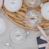 Conjunto de enfeites de vidro Bubbles (pacote com 8)