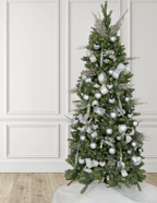 Enfeites de prata inquebráveis (pacote com 48)