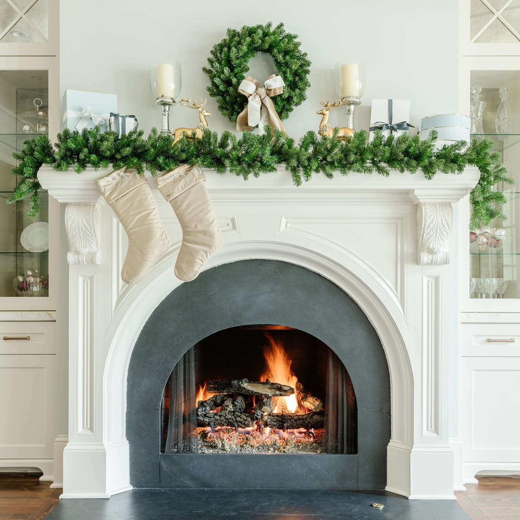 Guirlanda de abeto cipreste de 24" sem iluminação