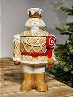 Pote decorativo quebra nozes 22cm