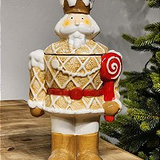 Pote decorativo quebra nozes 22cm