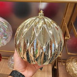 Bola Trabalhada champanhe 20cm