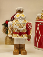 Pote decorativo quebra nozes 22cm