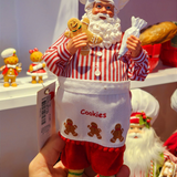 Papai Noel colecionável cozinheiro Cookies 28cm