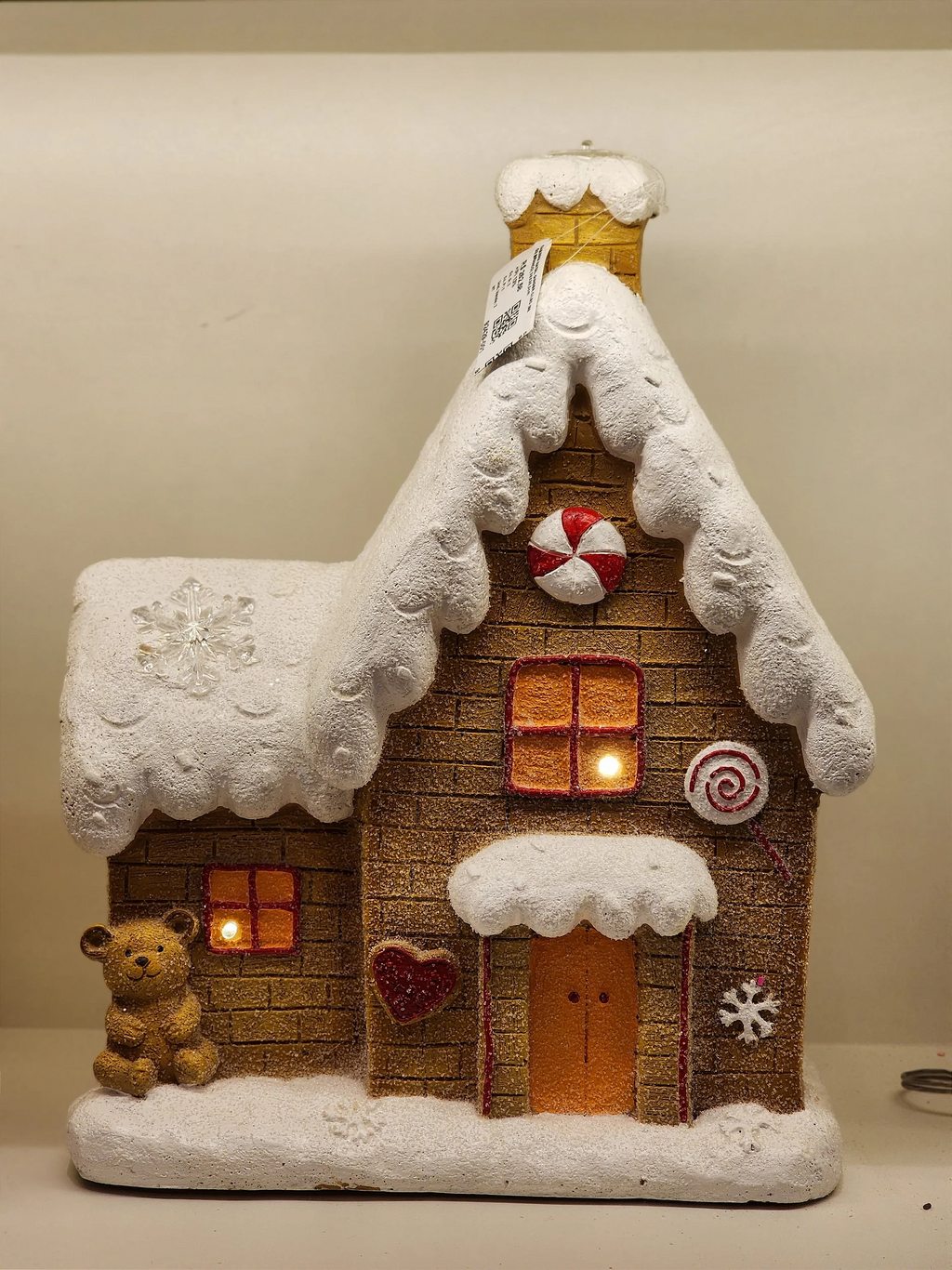 Casa Natalina Gingerbread Led 38cm