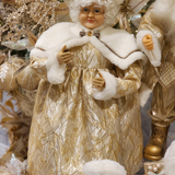 Mamãe Noel dourado 60cm