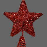 Ponteira estrela vermelha 25cm
