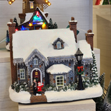 Cenário Vila Natalina Casa Nevada 27cm