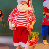 Papai Noel colecionável Ferias 28cm