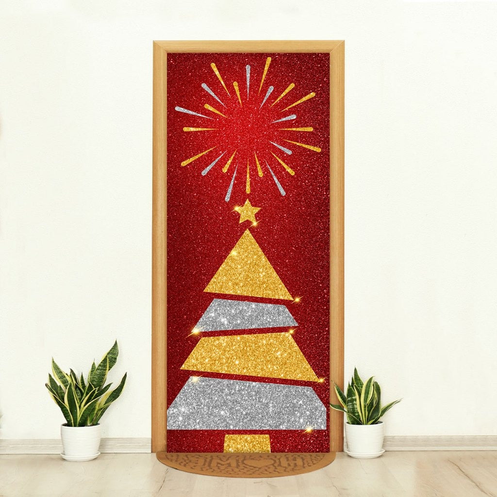 Capa de Porta Natalina Realista – Efeito 3D Sublimado