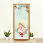 Capa de Porta Natalina Realista – Efeito 3D Sublimado