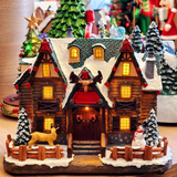 Cenário Vila Natalina Chalé Nevado 21cm