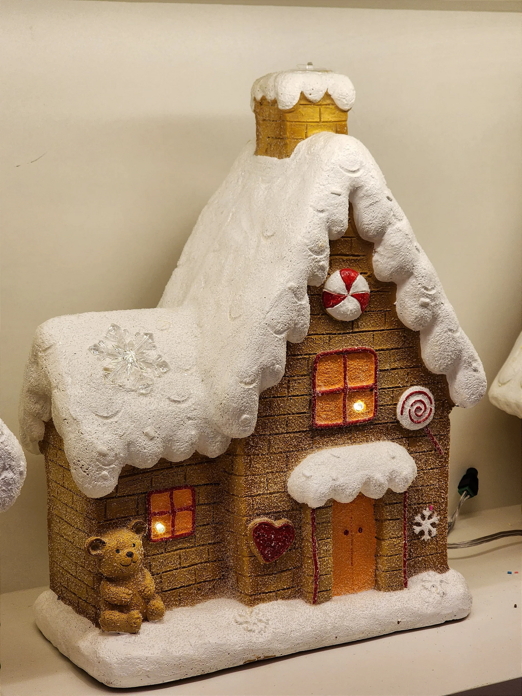 Casa Natalina Gingerbread Led 38cm