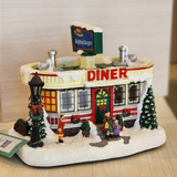 Cenário Vila Natalina Restaurante 26cm