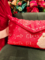 Capa de almofada veludo vermelha 50cm