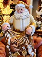 Papai Noel com presentes 32cm