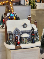 Cenário Vila Natalina Casa Nevada 27cm