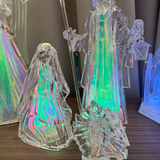 Sagrada Família em Acrílico com Led Furta Cor 33cm