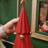 Arvore metal decorativa vermelha 48,5cm