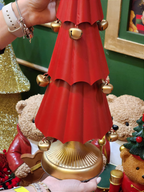 Arvore metal decorativa vermelha 48,5cm