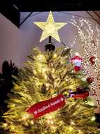 Ponteira Árvore Noel com avião com movimento e luz bivolt