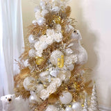 Árvore Polar White Luxo & Dourado 2,00m
