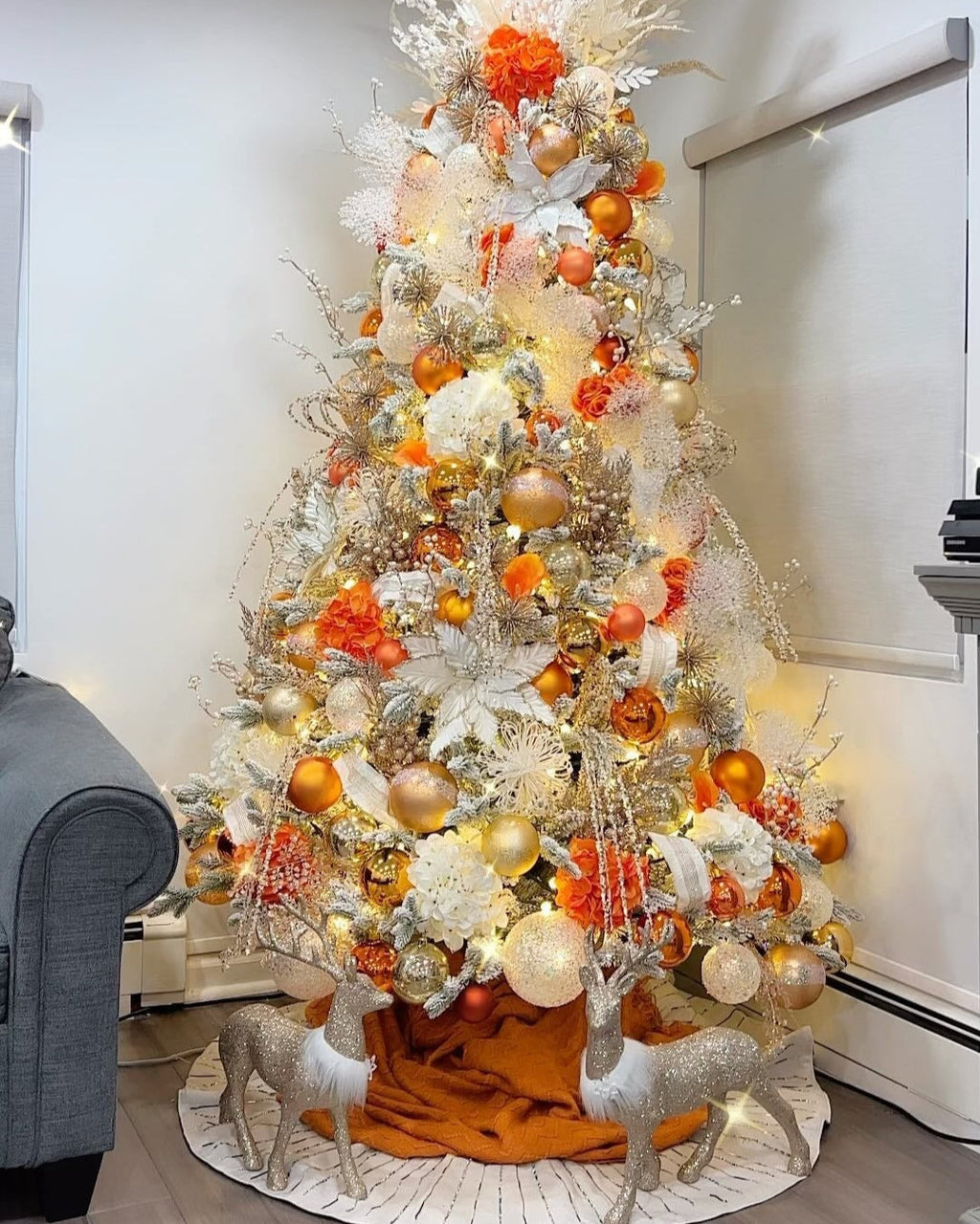 Árvore Golden Sunset Luxo & Neve 2,00m