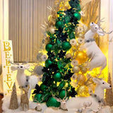 Árvore Believe Verde & Dourado Polar 2,00m